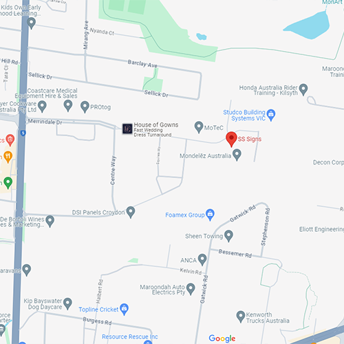 SS Melbourne map