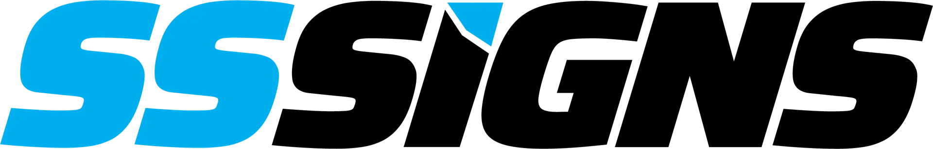 SS SIGNS - Logo Black No Outline